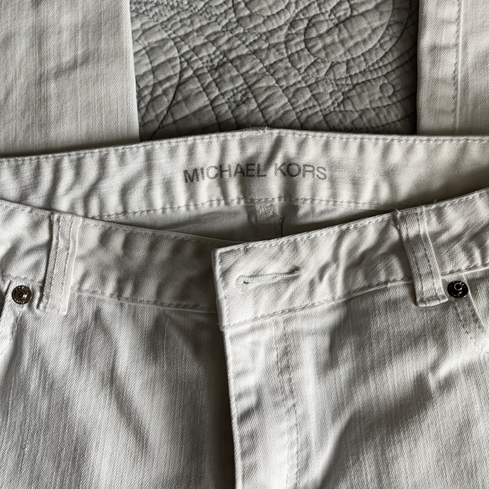 Michael Kors white size 6 white jeans - Picture 4 of 6
